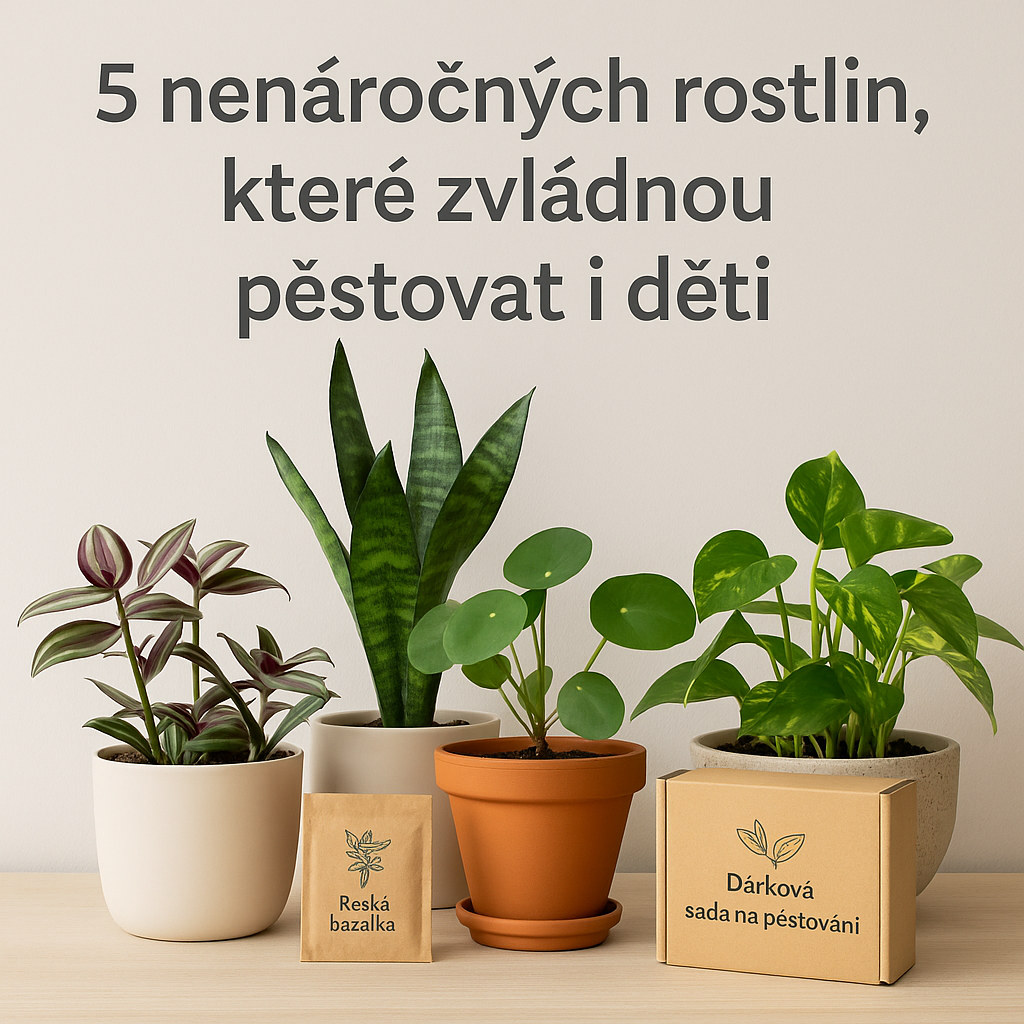 5 nenáročných rostlin